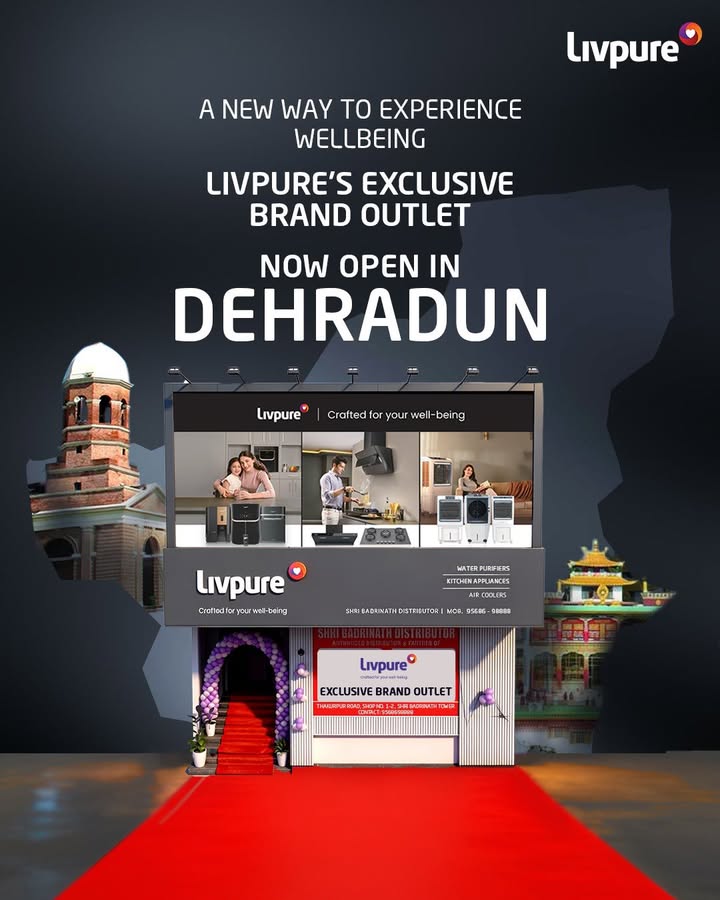 Ready to redefine your lifestyle, Livpures Exclusive Brand Outlet is now open in Dehradun Discover our complete range of sm...