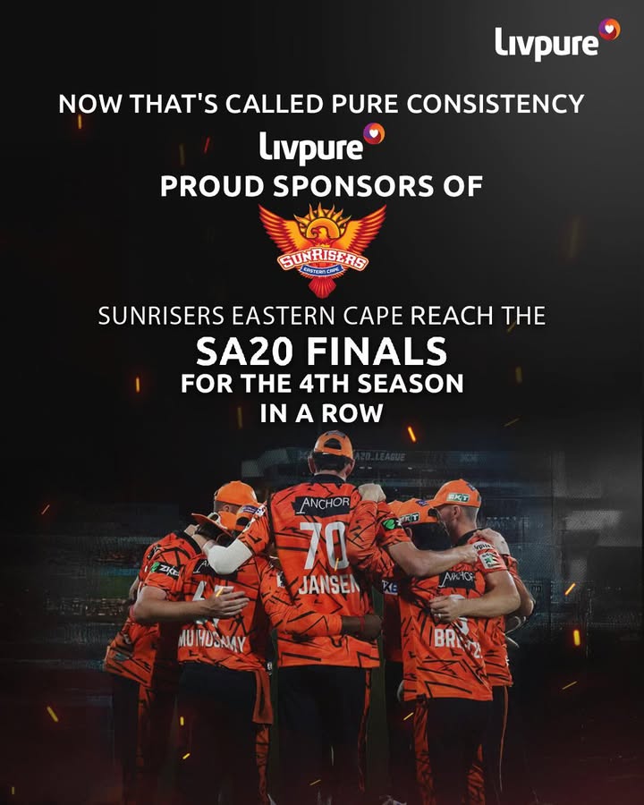 Four seasons, four finals, one unbreakable spirit Were thrilled to congratulate the Sunrisers Eastern Cape on breaking int...