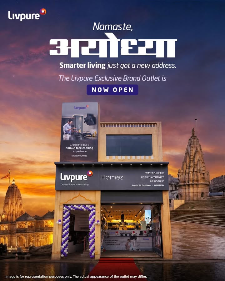 Ayodhya, weve opened our doors Our Livpure Exclusive Brand Outlet, opened with Superior Air Conditioner, is now ready...