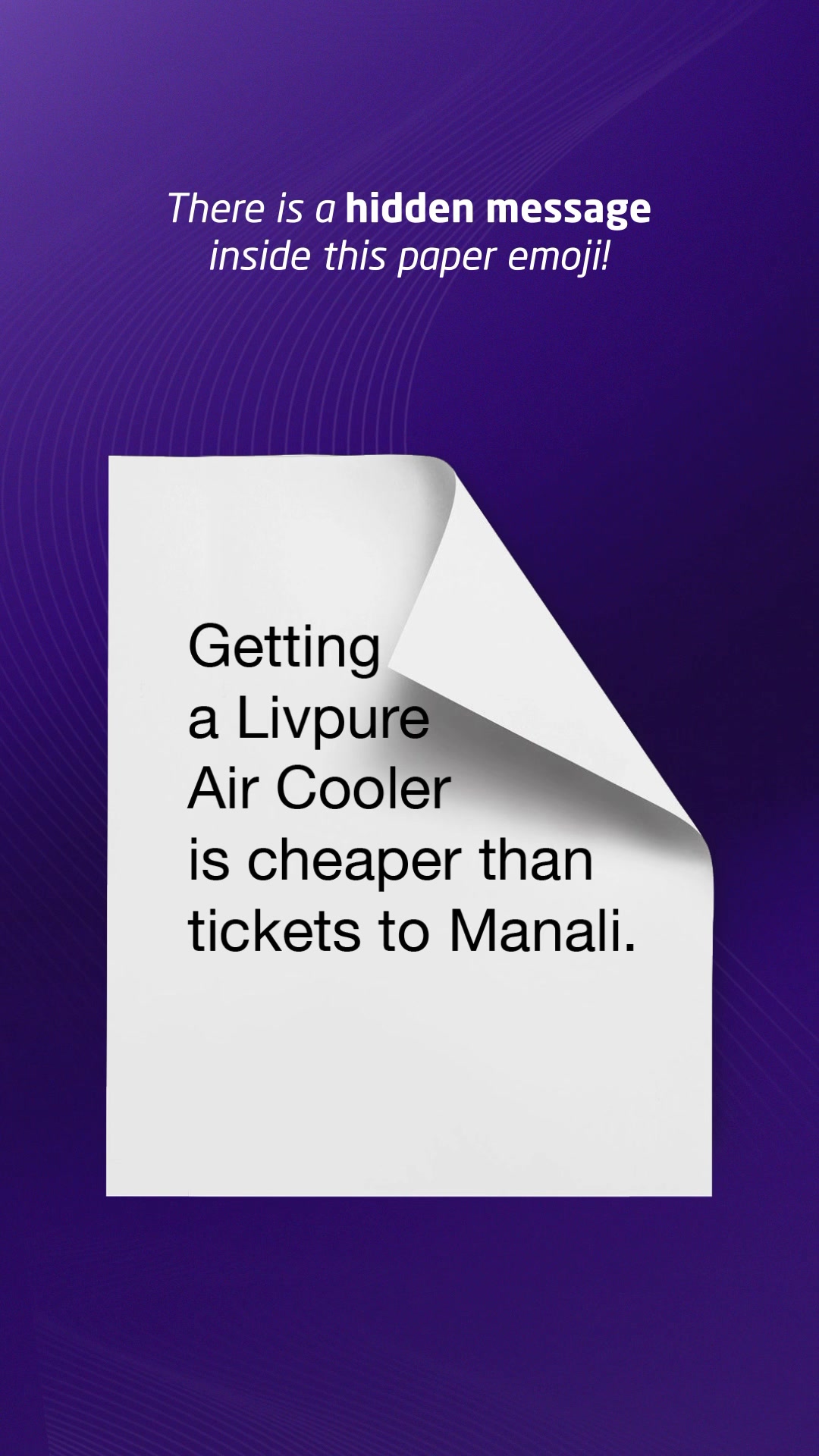 Why pay for a flight when you can bring the mountain breeze home Livpure, Relatable, Air Cooler, Summers, Hidden M...
