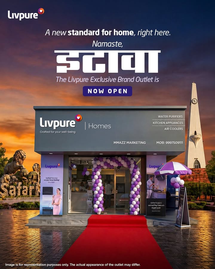Etawah, the Livpure Exclusive Brand Outlet, is now open A space built around everyday comfort that makes a real differ...