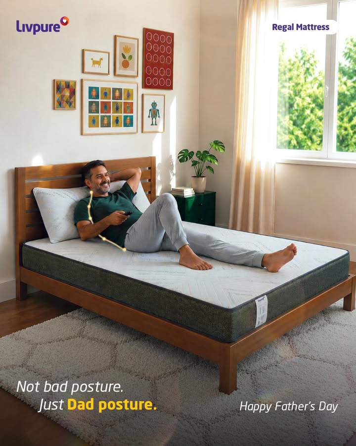 The man who never changes his position deserves a mattress that adapts to it