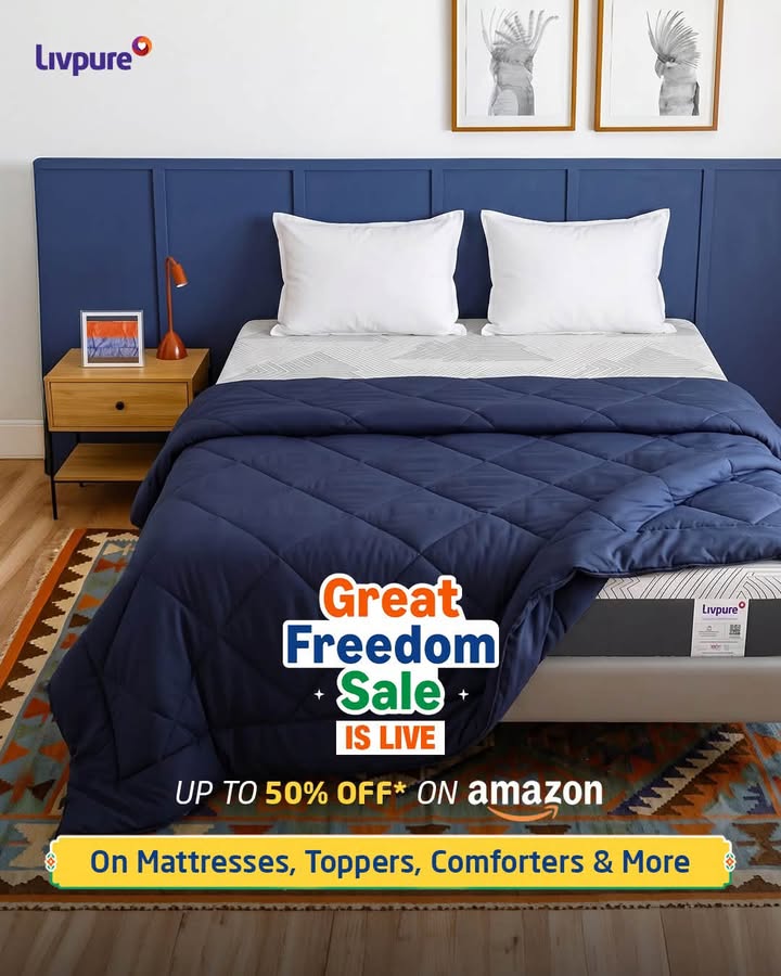 The sleep upgrade you ve been putting off This is your sign Enjoy UP TO 50 OFF on Livpure Mattresses, Toppers and Co...