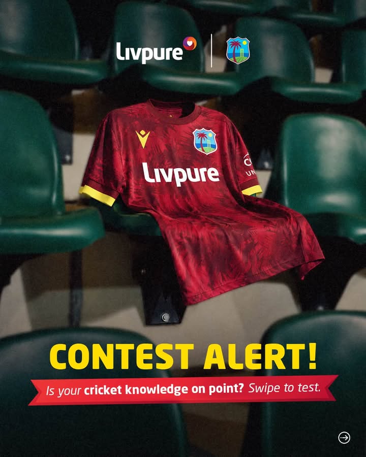 Comment below your answers, and stand a chance to win 2 tickets to watch the next WI vs IND match in Guwahati, Assam on 30t...