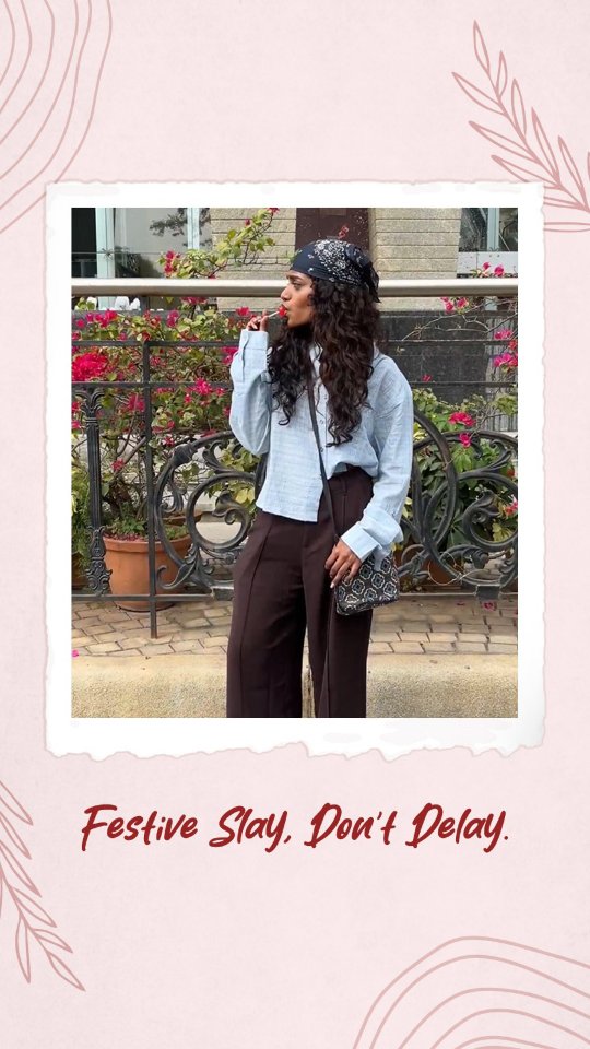 When the festive season calls, you show up, looking exactly like this. New looks. Fresh energy