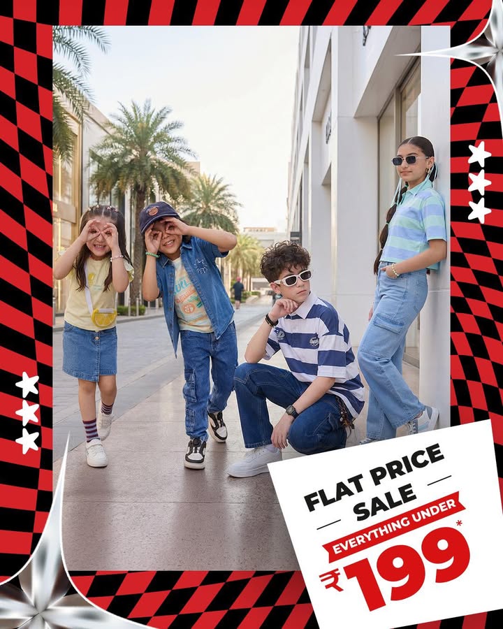 More styles. More savings. Everything Under 199. On all sale merchandise. FlatPriceSale