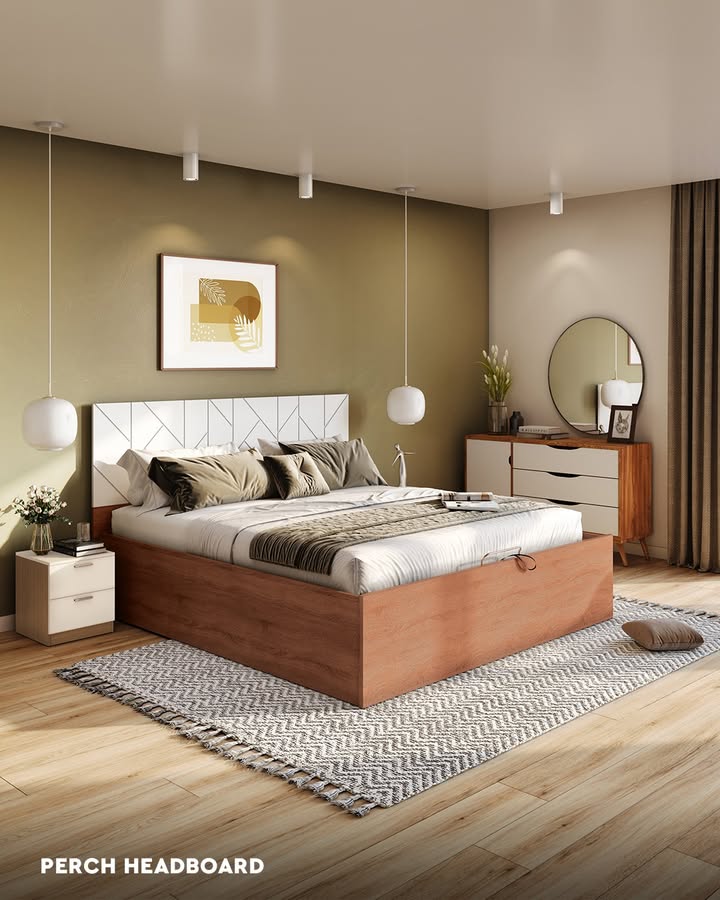 For sun soaked naps and slow summer mornings, the Upmods Perch Headboard brings serenity into your space