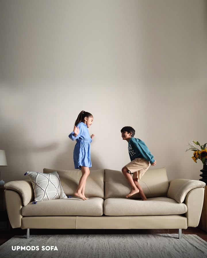 For cute moments and everyday playtime, the Upmods Sofa is where childhood memories are made. To shop, visit https bit.ly Upmods Sofas GodrejInterio UpmodsSofa Sofa SofaSet Furniture Comfort LivingRoom For cute moments and everyday playtime, the Upmods Sofa is where childhood memories are made. To shop, visit https bit