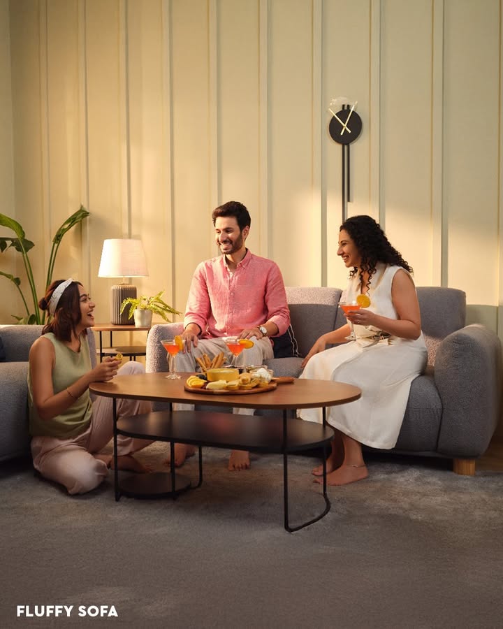 Theres something about the Fluffy Sofa that turns every gathering into a moment worth remembering. To shop, visit https bit.ly FluffySofa GodrejInterio Fluffysofa Sofa LivingRoom Comfort Theres something about the Fluffy Sofa that turns every gathering into a moment worth remembering