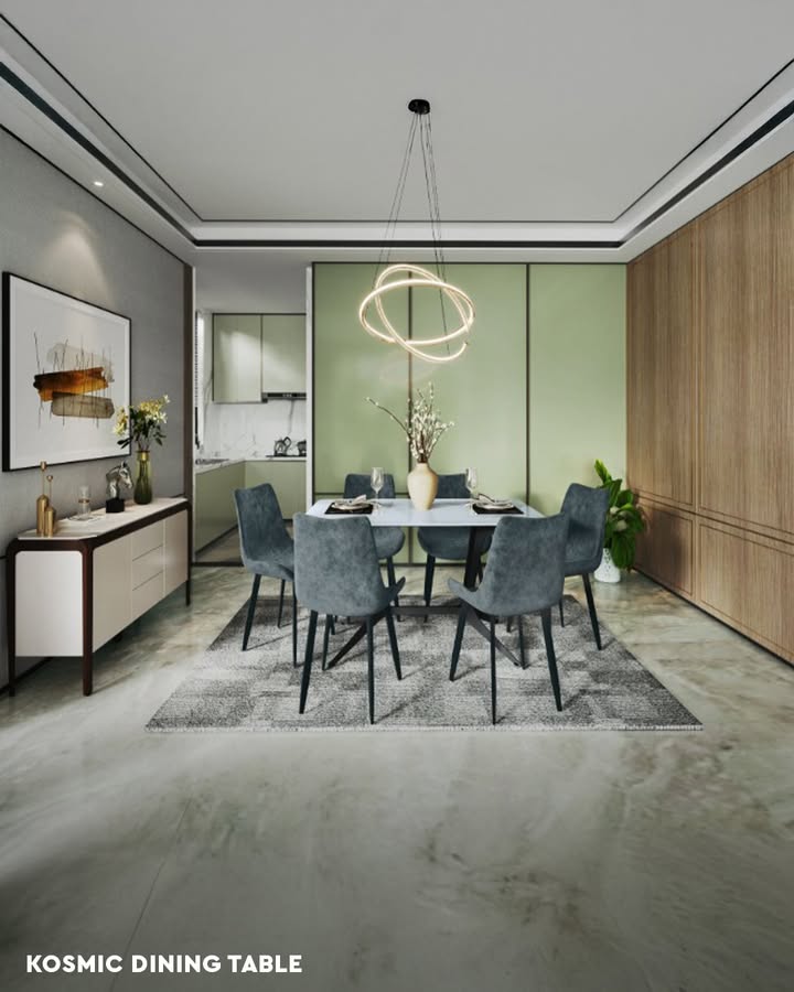 From quiet breakfasts to lively dinner conversations, the Kosmic Dining Table sets the tone with its elegance and charm. To shop, visit https bit.ly Kosmic Dining Table GodrejInterio KosmicDiningTable DiningTable DiningSet DiningRoom Comfort From quiet breakfasts to lively dinner conversations, the Kosmic Dining Table sets the tone with its elegance and charm