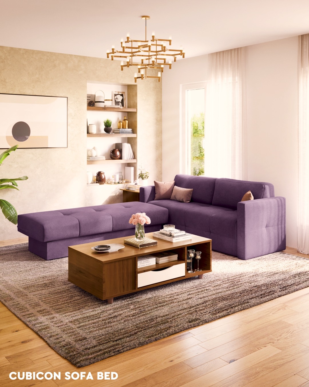 Create the perfect space for gathering and relaxation with the Cubicon Sofa Bed. To shop, https bit