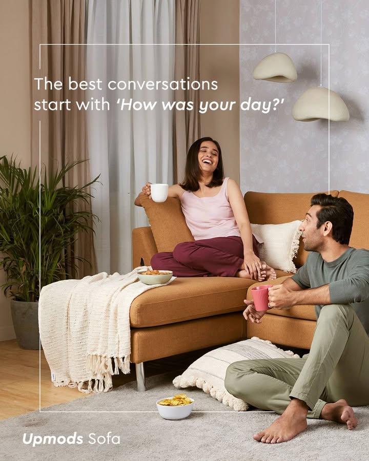 Coming home after a long day, leaning back, and just being