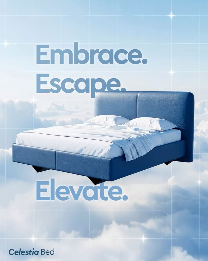 Inspired by the meeting of calm skies and open seas, the Celestia bed radiates balance and timeless beauty, transforming you...