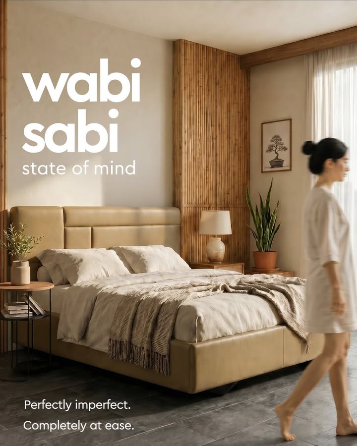 Wabi Sabi is less about how a space looks, and more about how it feels