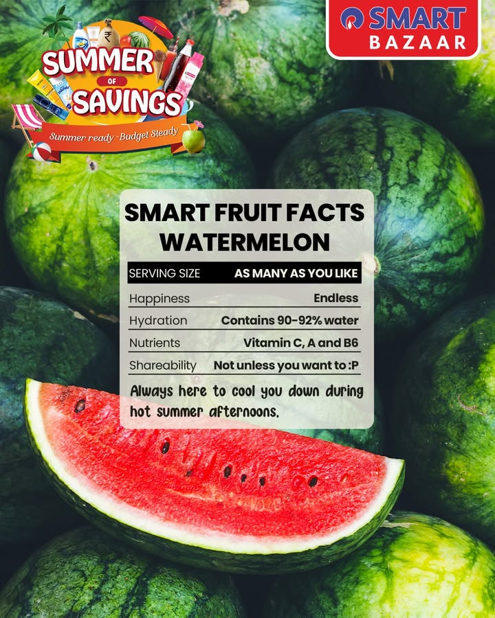 Are you ready to include this summer fruit in your diet SMARTBazaar SummerOfSavings FruitFacts Are you ready to include this summer fruit in your diet SMARTBazaar SummerOfSavings FruitFacts