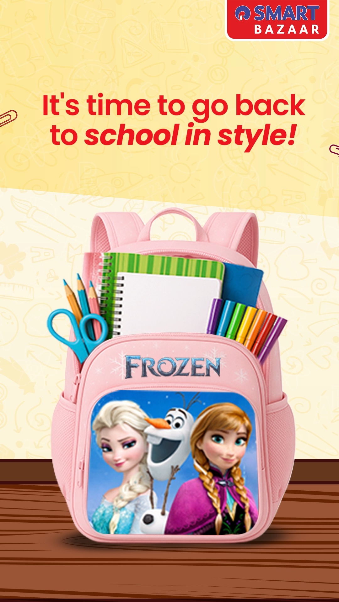 Get ready to go back to school with SMART Bazaar. SMARTBazaar SchoolKiTayaari Offers