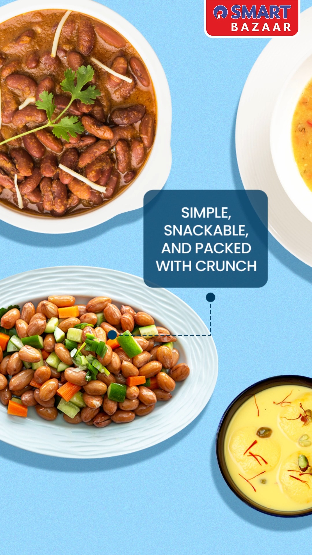 Dals, rice, sugar, pulses, sabudana, peanuts, your kitchen heroes are here Fill up your table with everyday essentials from...