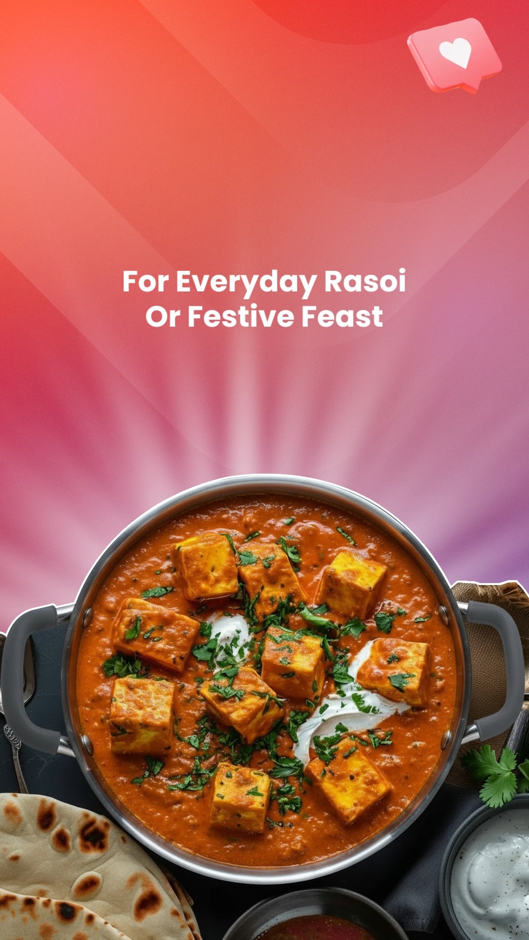 With its sturdy build and balanced heating, this kadhai is the everyday hero your parivaars rasoi needs