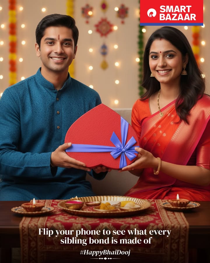 What are you planning to gift your sibling this bhai dooj Comment below. SMARTBazaarKeSMARTParivaar SMARTBazaar BhaiDooj What are you planning to gift your sibling this bhai dooj Comment below