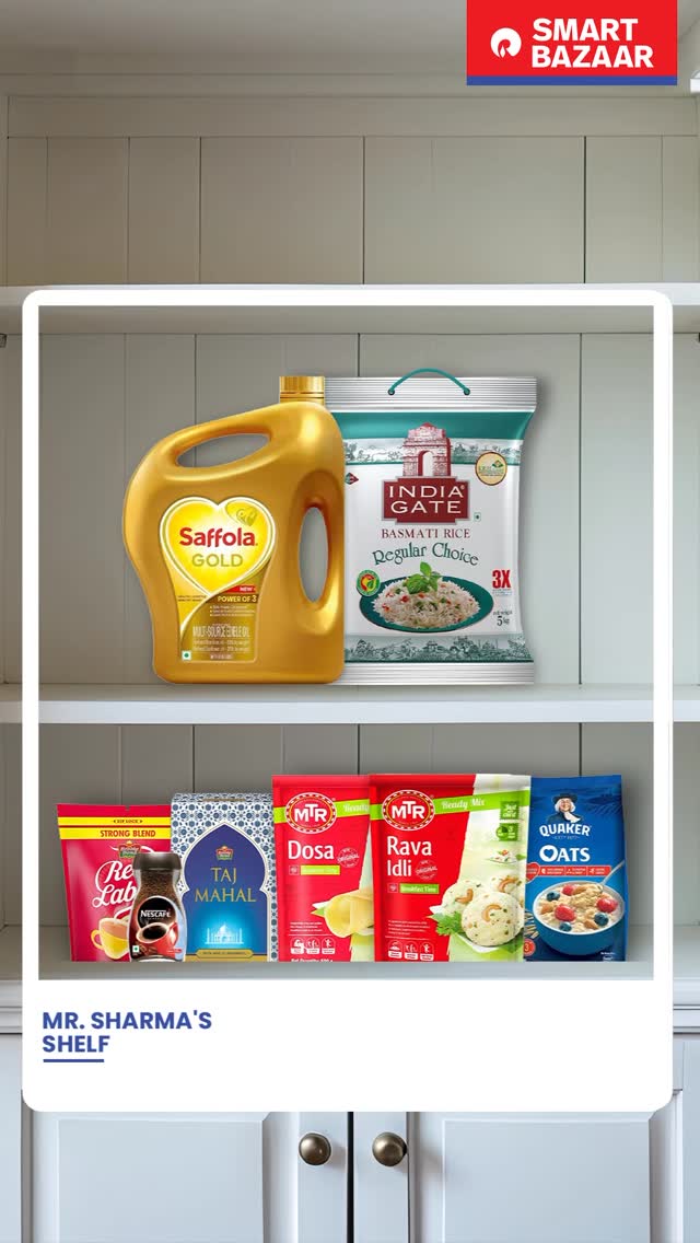 A new month deserves a fresh shelf of joy Are you ready to complete your shopping list SMARTBazaar monthlyessentials