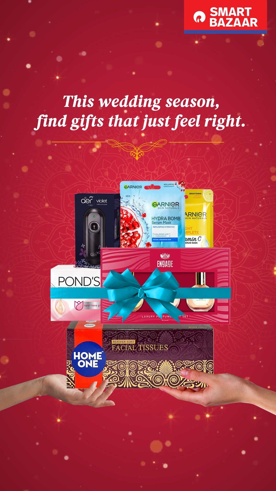 Whether its ladoos, luggage or lipstick, weve got every kind of gift that says congratulations SMARTBazaar TheGreatIn...