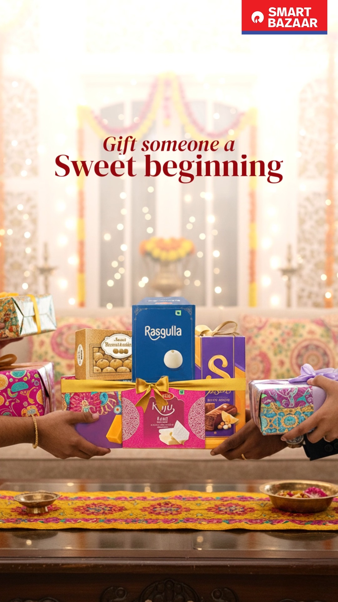 Whether its ladoos, luggage or lipstick, weve got every kind of gift that says congratulations SMARTBazaar TheGreatI...