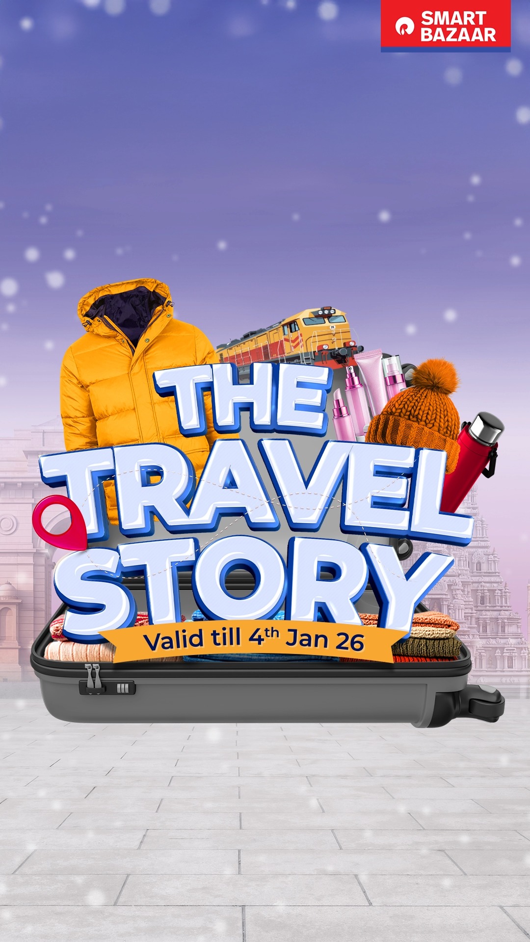 Get the best luggage for every trip at the lowest prices at SMART Bazaars Luggage Sale