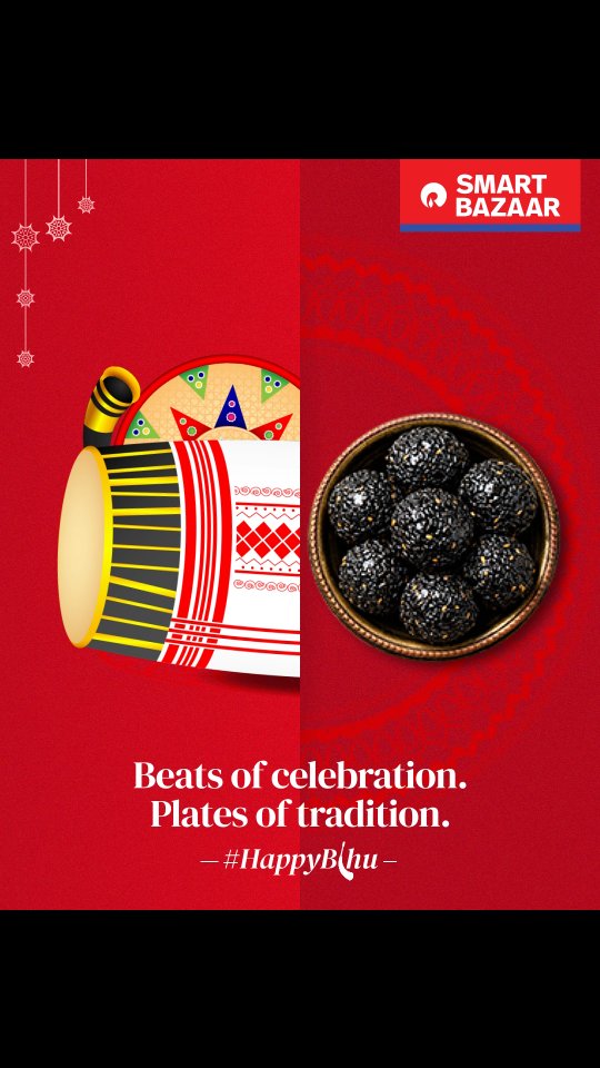 SMART Bazaar wishes you a joyful Bihu filled with rhytm, warmth, and the flavours that bring everyone together
