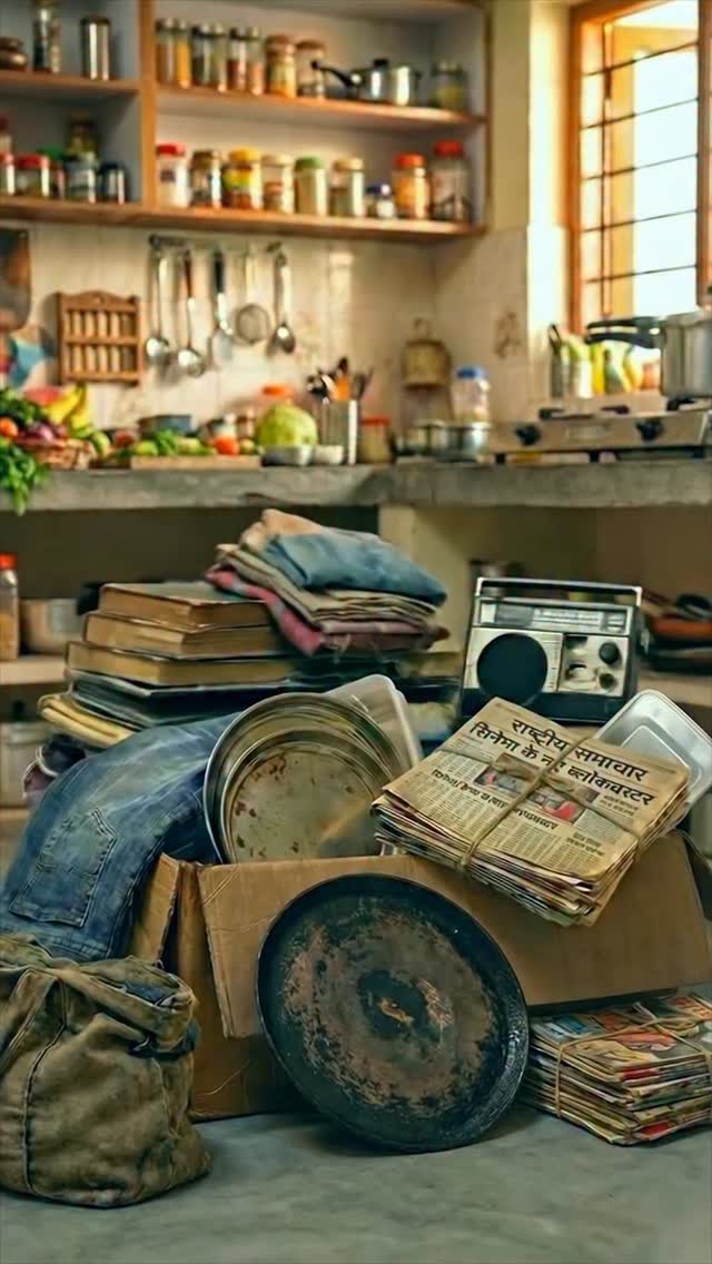  Caption Purane bartan, kapdo aur newspapers par milega ab 100 rupay kilo