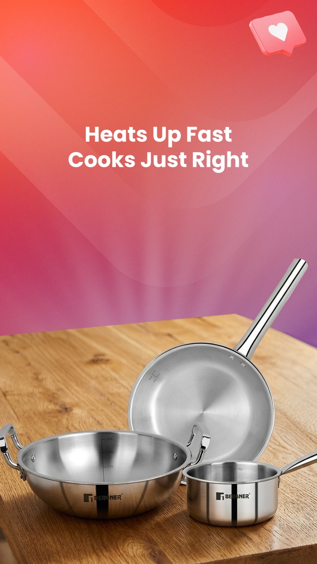 Cook smarter with a cookware set thats made for everyday kitchens