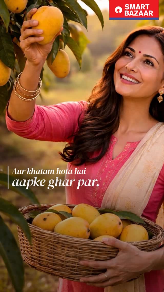Smart aam wo jo farm fresh ho Ab farm fresh mangoes laayein apne ghar Smart Bazaar se