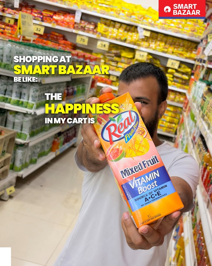 Your turn Comment a fun line using any product name from SMART Bazaar. SMARTBazaar essentials shopping