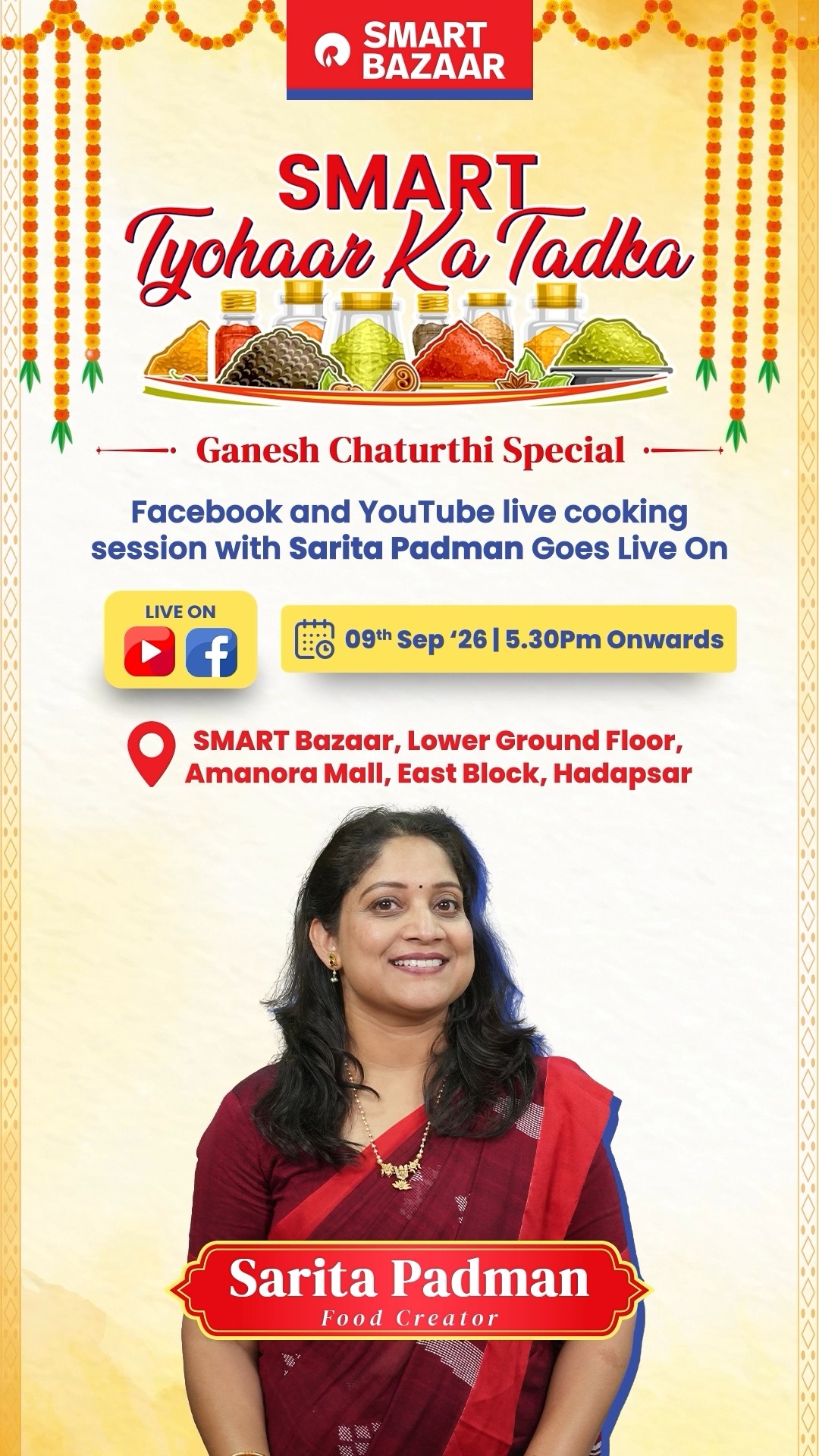Make your Ganesh Chaturthi preparation more special with SMART Bazaar