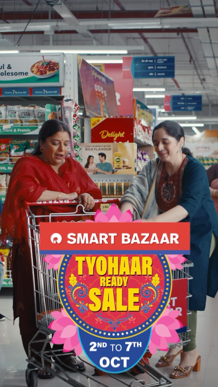 Discounts ki lagi hai rail, kyuki aa gaya hai SMART Bazaar ka Tyohaar Ready Sale 2nd 7th Oct tak