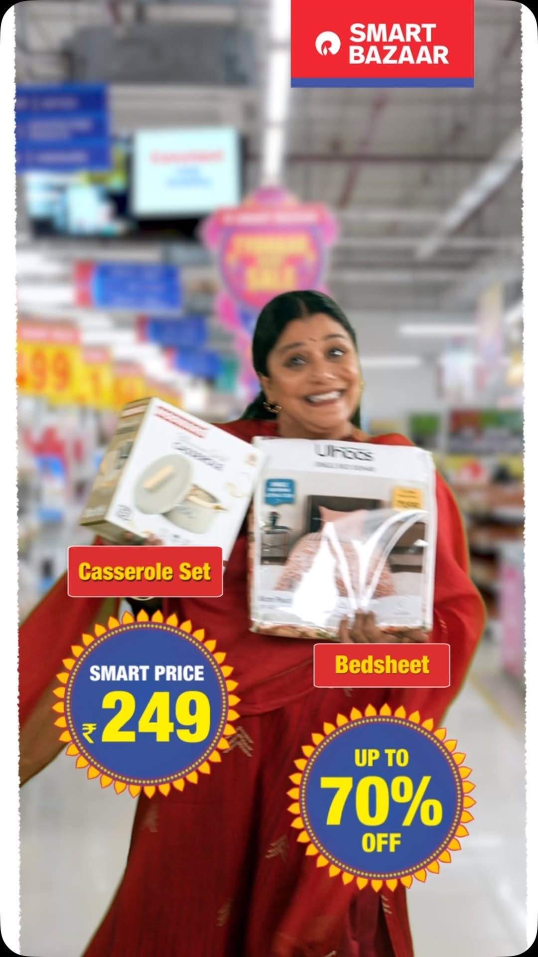Jab mile itne offers toh intezaar toh banta hai, ab aur nahi, Tyohaar Ready Sale mein paao discounts hee discounts SMART...