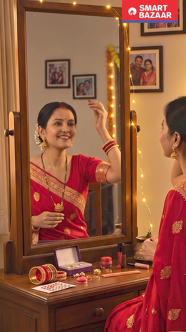 Shringar ka saamaan ho ya vrat ki taiyaari, Karwa Chauth ki har zaroorat ke liye SMART Bazaar hai na Aap sabhi ko Happy Kar...