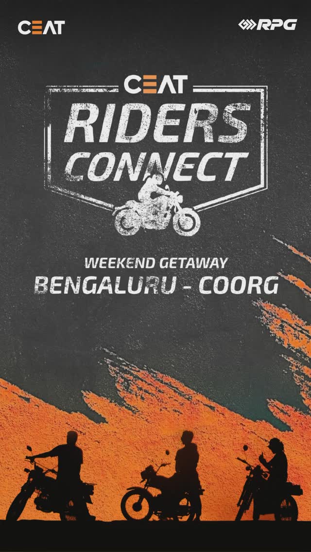 From city lights to misty heights, the CEAT Riders Connect journey from Bengaluru to Coorg was pure adventure Breathtaking...