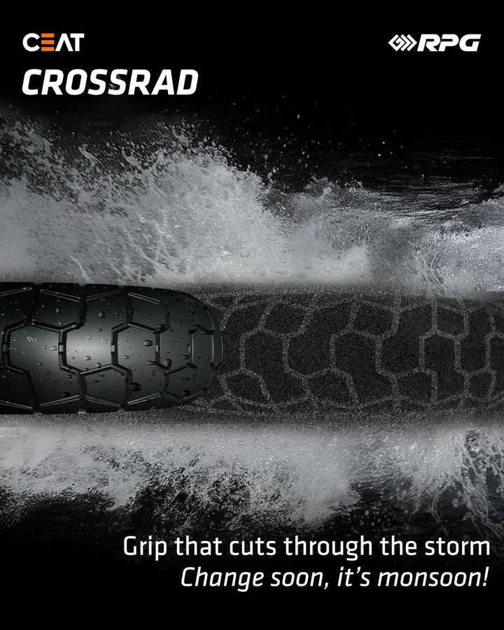 When monsoon hits, the road gets unpredictable. CrossRad keeps it steady with all terrain grip you can count on