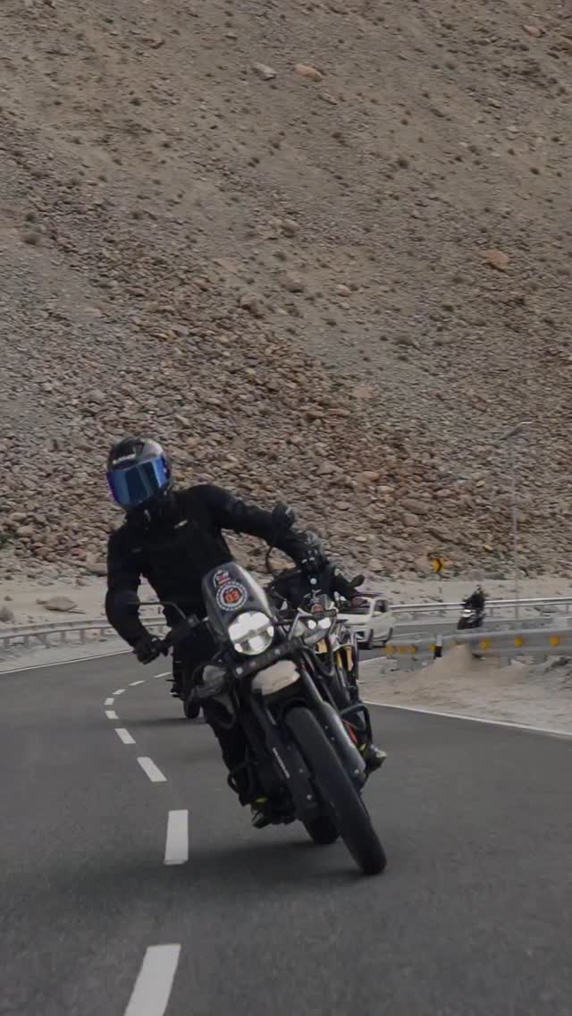 The plan was set to ride from Durbuk to Galwan, but in the high frontier, nature always has the final word