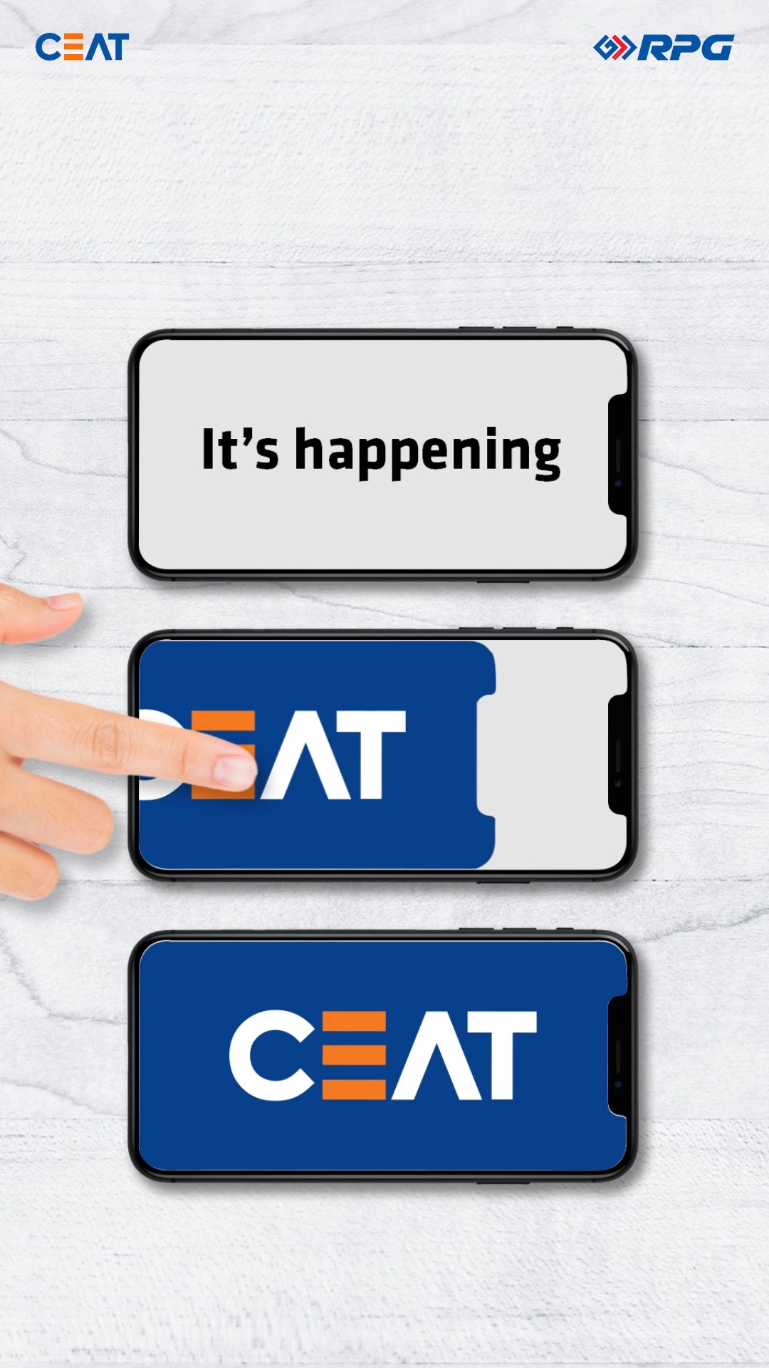 Swipe. Reveal. Celebrate. The dates out and the countdowns on. Coming in 6 days. CEAT ThisIsRPG