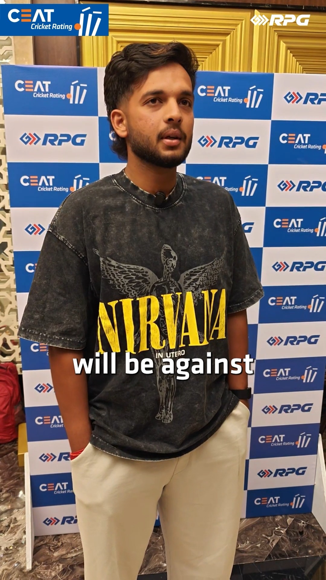  CEATSUPEROVER Young gun Harsh Dubey faces our rapid fire and knocks it out with flair CCR2025 CEATCricketAwards2025 ...