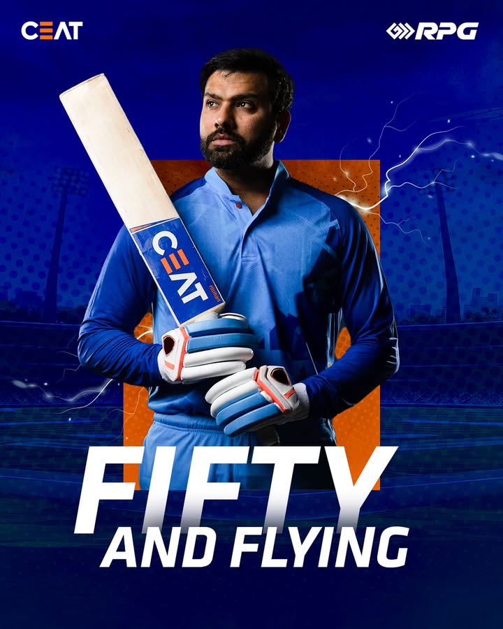 The Hitmans just getting started. RohitSharna ODISeries INDVsAUS Cricket Ceat