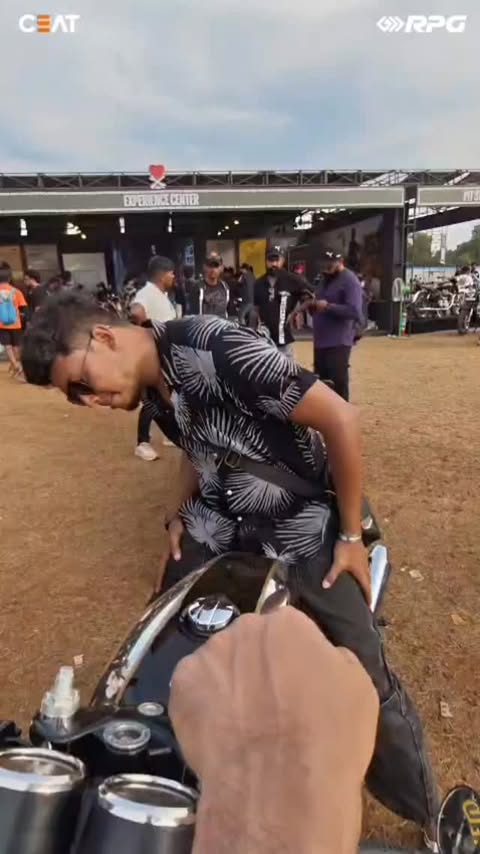 Nothing but smiles and fist bumps OfficialTyrePartner Motoverse2025 Ceat tyres, Royal Enfield Goan Classic, Royal Enfiel...