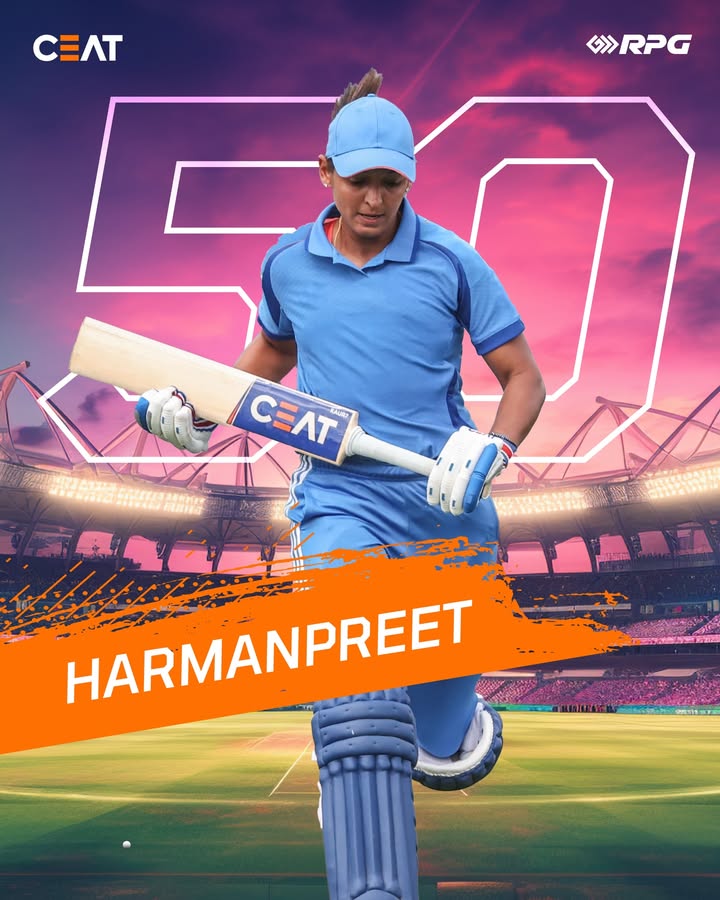 Fifty done the Harman way quiet, clean, complete. TATA WPL, Harmanpreet Kaur, Ceat 