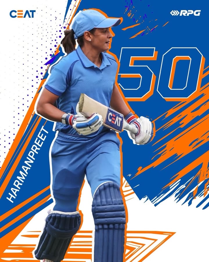 A steady 50 no noise, just numbers. WPL 2026, GGvMI, Harmanpreet Kaur, CEAT, This Is RPG 