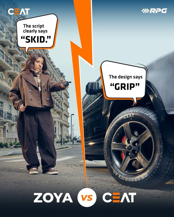 When design refuses to follow direction CEAT Tyres Built for Grip CEAT Tyres, Built for Grip, Zoya Akhtar, Tyre Perform...