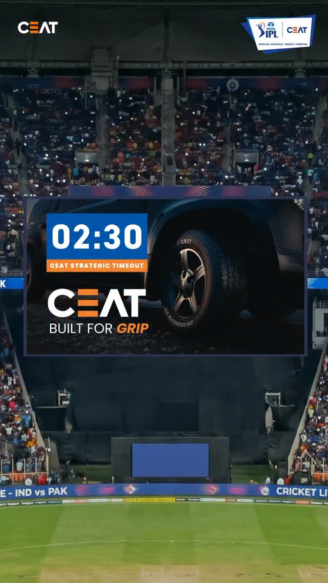 Zoom into the moment, take control of the game. CEAT Strategic Time Out