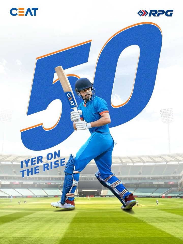 Answering every challenge. Shreyas Iyer, INDvsENG, Fifty, CEAT, This is RPG 