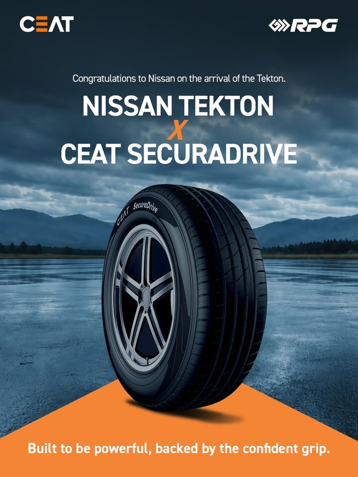 CEAT Securadrive is now rolling with the all new Nissan Tekton, bringing superior grip and precise control to an SUV thats b...