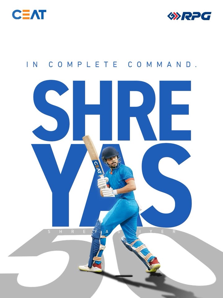 Built with intent Fifty, Shreyas Iyer, ENGvIND, CEAT, This is RPG 